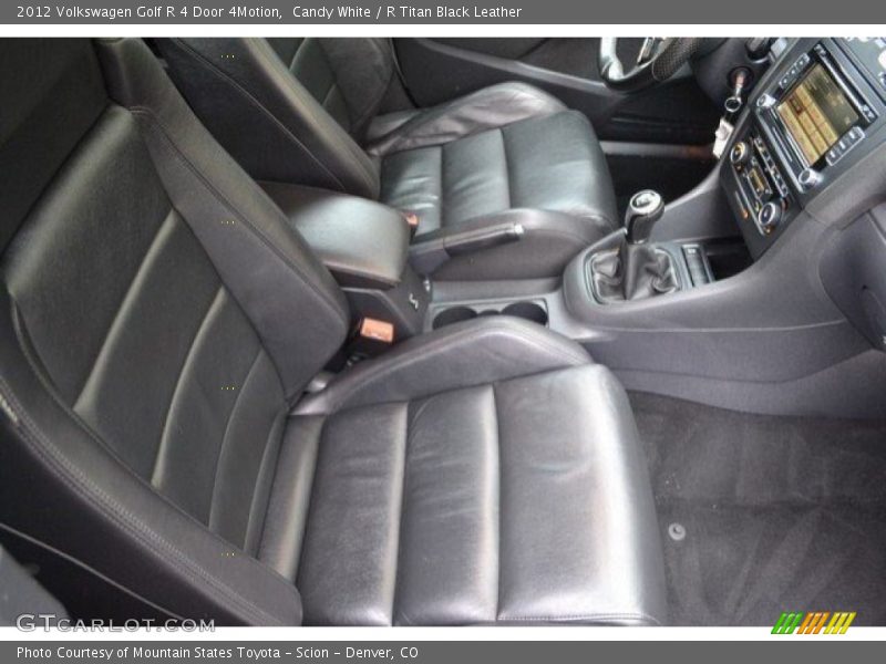 Candy White / R Titan Black Leather 2012 Volkswagen Golf R 4 Door 4Motion
