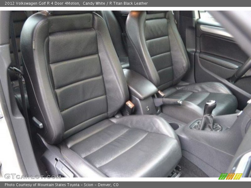 Candy White / R Titan Black Leather 2012 Volkswagen Golf R 4 Door 4Motion