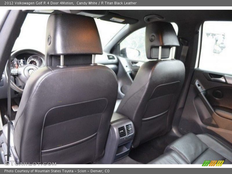 Candy White / R Titan Black Leather 2012 Volkswagen Golf R 4 Door 4Motion