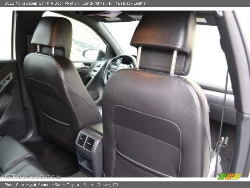 Candy White / R Titan Black Leather 2012 Volkswagen Golf R 4 Door 4Motion