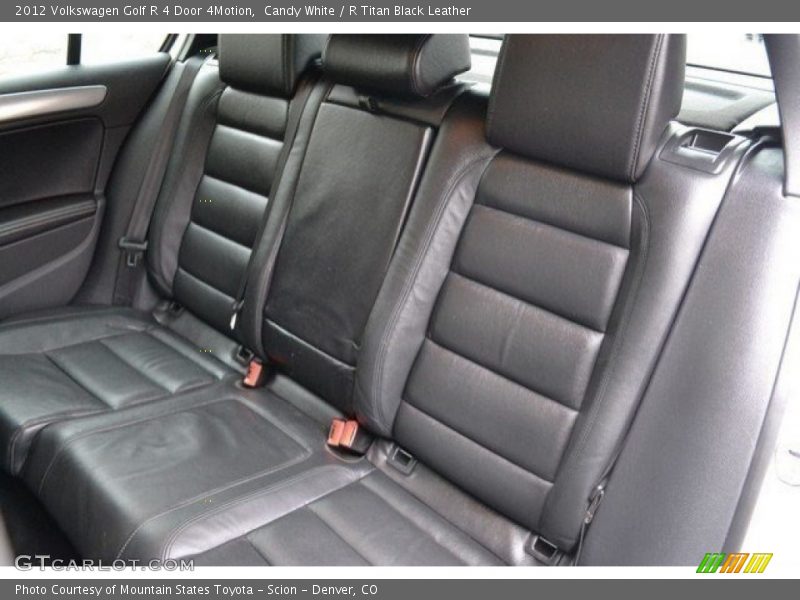 Candy White / R Titan Black Leather 2012 Volkswagen Golf R 4 Door 4Motion