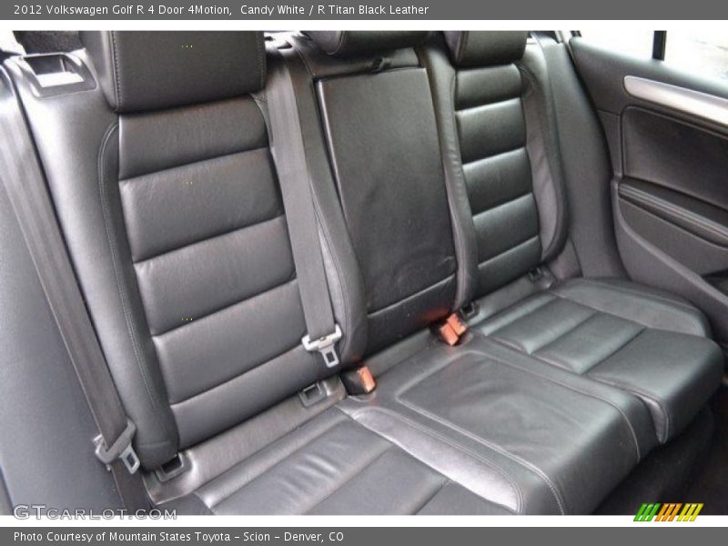 Candy White / R Titan Black Leather 2012 Volkswagen Golf R 4 Door 4Motion