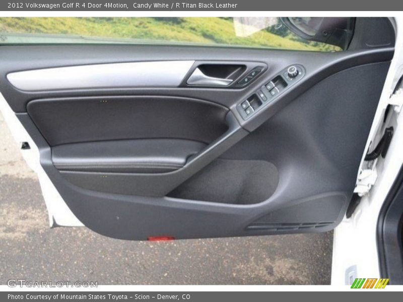 Candy White / R Titan Black Leather 2012 Volkswagen Golf R 4 Door 4Motion