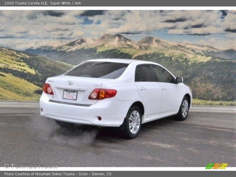 Super White / Ash 2009 Toyota Corolla XLE