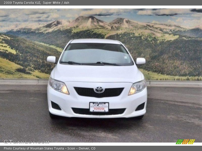 Super White / Ash 2009 Toyota Corolla XLE