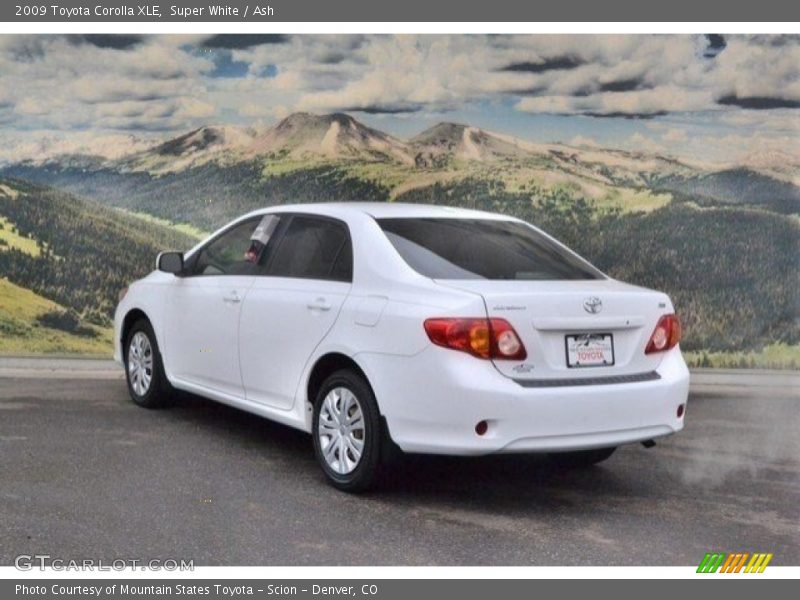 Super White / Ash 2009 Toyota Corolla XLE