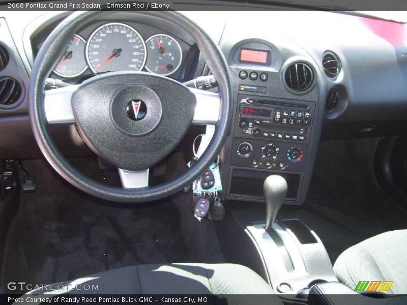 Crimson Red / Ebony 2008 Pontiac Grand Prix Sedan