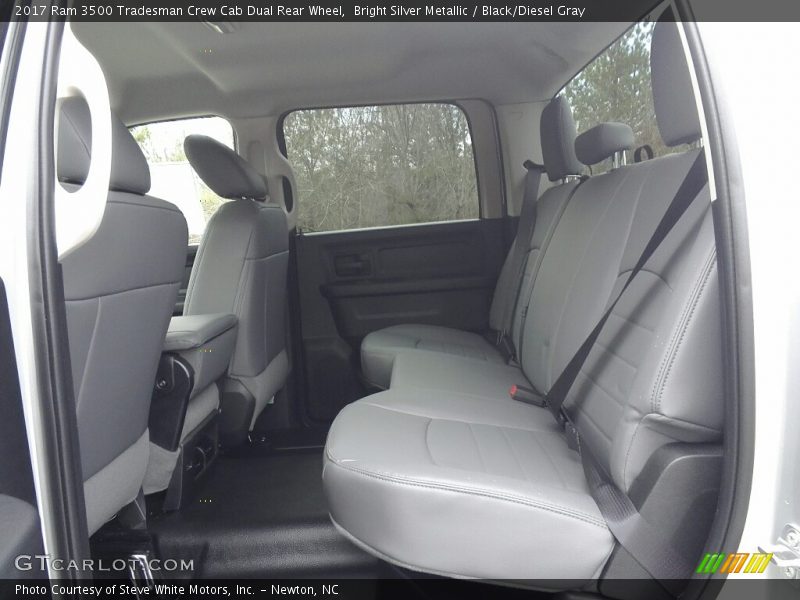 Bright Silver Metallic / Black/Diesel Gray 2017 Ram 3500 Tradesman Crew Cab Dual Rear Wheel
