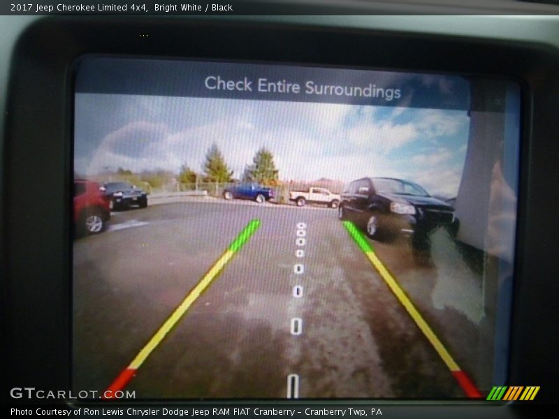 Bright White / Black 2017 Jeep Cherokee Limited 4x4