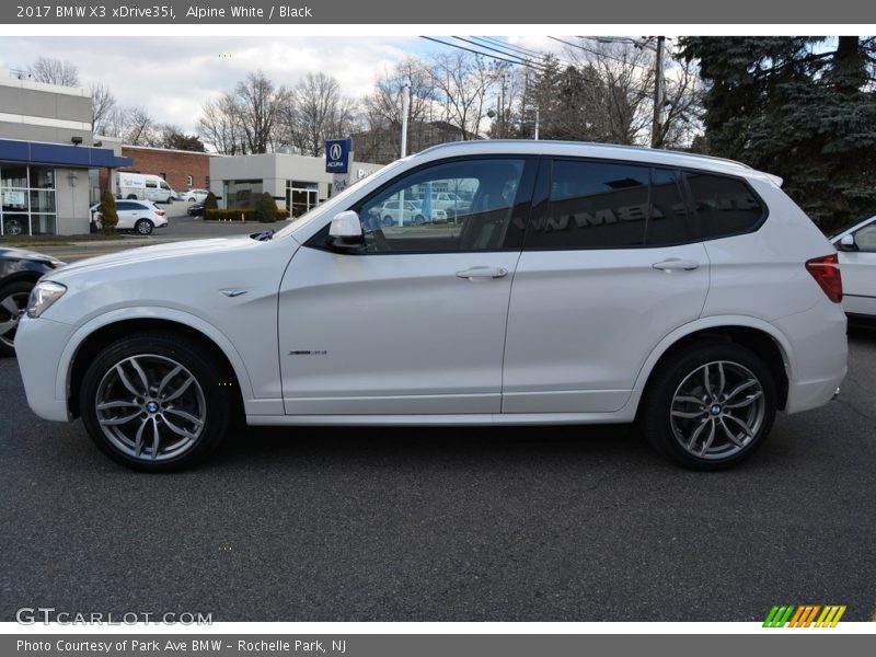 Alpine White / Black 2017 BMW X3 xDrive35i