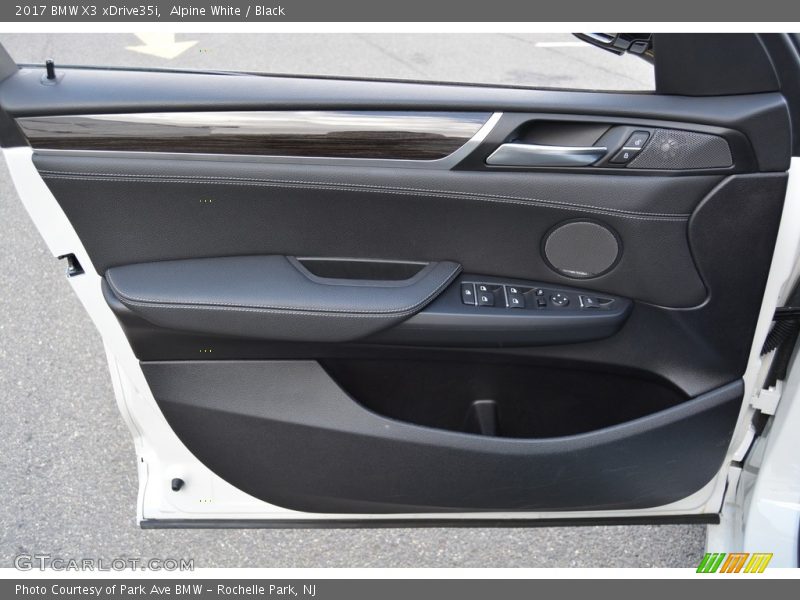 Alpine White / Black 2017 BMW X3 xDrive35i