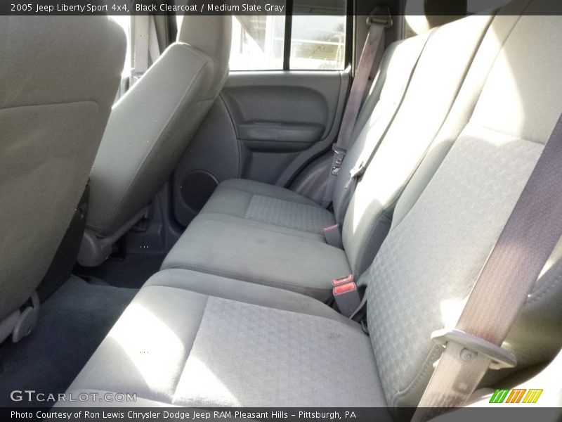 Black Clearcoat / Medium Slate Gray 2005 Jeep Liberty Sport 4x4