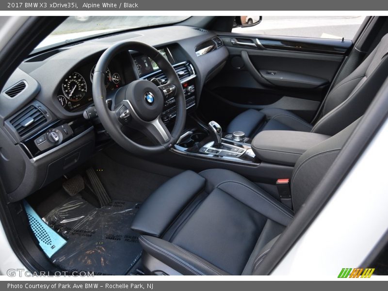 Alpine White / Black 2017 BMW X3 xDrive35i