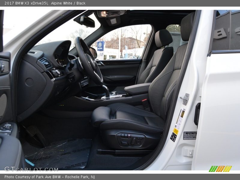 Alpine White / Black 2017 BMW X3 xDrive35i