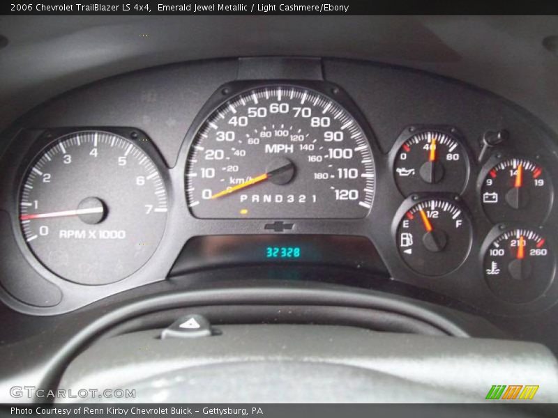 Emerald Jewel Metallic / Light Cashmere/Ebony 2006 Chevrolet TrailBlazer LS 4x4