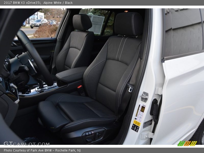 Alpine White / Black 2017 BMW X3 xDrive35i