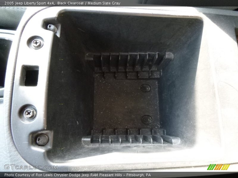 Black Clearcoat / Medium Slate Gray 2005 Jeep Liberty Sport 4x4