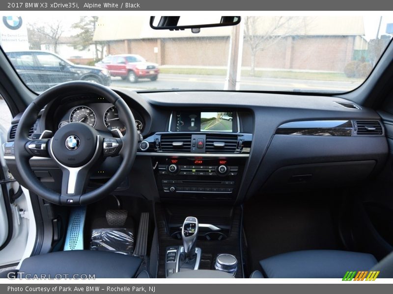Alpine White / Black 2017 BMW X3 xDrive35i