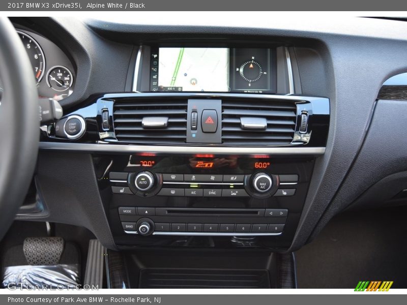 Alpine White / Black 2017 BMW X3 xDrive35i