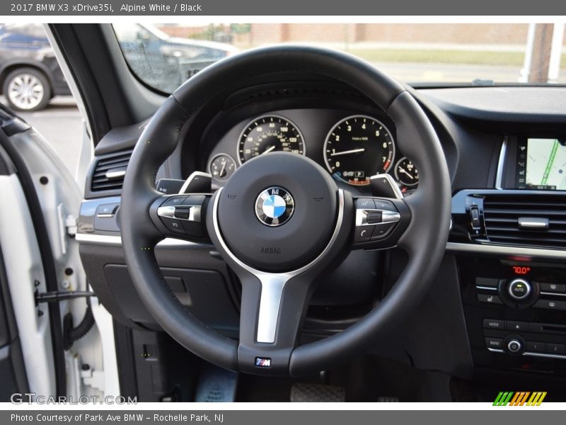 Alpine White / Black 2017 BMW X3 xDrive35i