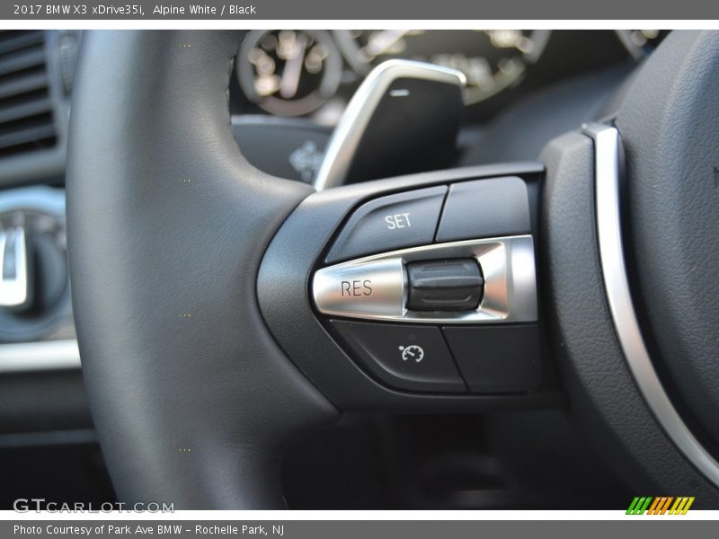 Alpine White / Black 2017 BMW X3 xDrive35i