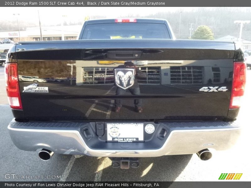 Black / Dark Slate Gray/Medium Graystone 2012 Dodge Ram 1500 SLT Crew Cab 4x4