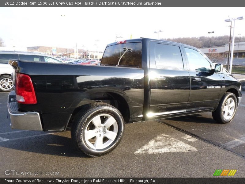 Black / Dark Slate Gray/Medium Graystone 2012 Dodge Ram 1500 SLT Crew Cab 4x4