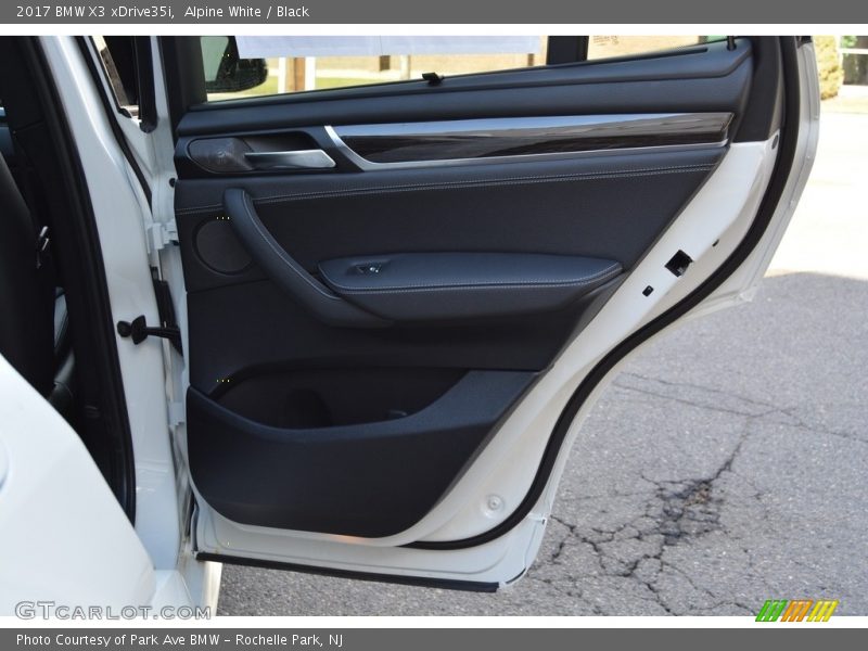 Alpine White / Black 2017 BMW X3 xDrive35i