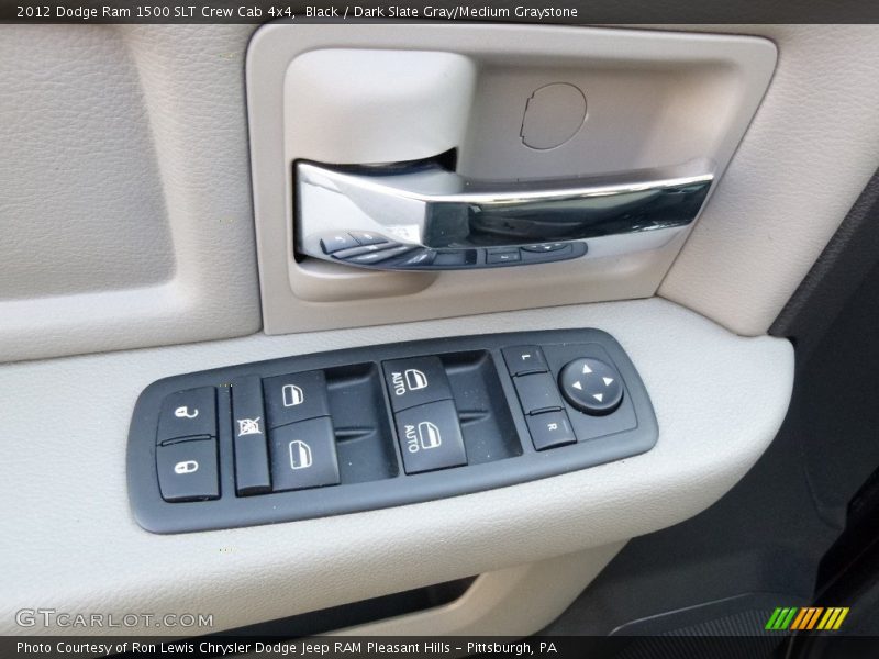 Black / Dark Slate Gray/Medium Graystone 2012 Dodge Ram 1500 SLT Crew Cab 4x4