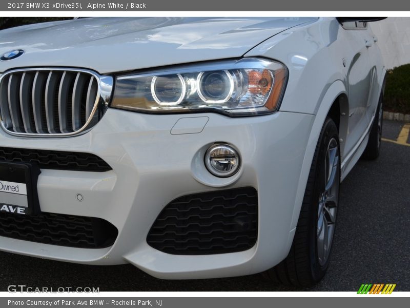 Alpine White / Black 2017 BMW X3 xDrive35i
