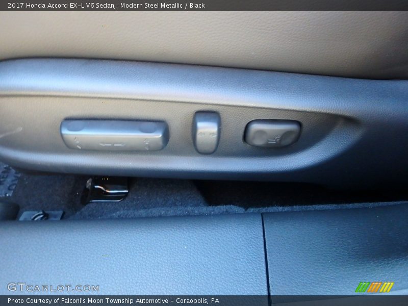 Modern Steel Metallic / Black 2017 Honda Accord EX-L V6 Sedan