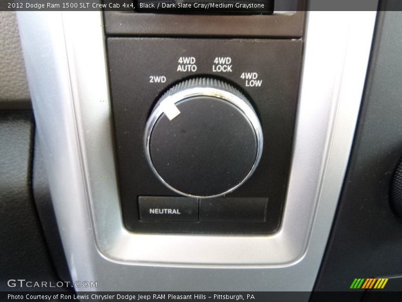 Black / Dark Slate Gray/Medium Graystone 2012 Dodge Ram 1500 SLT Crew Cab 4x4
