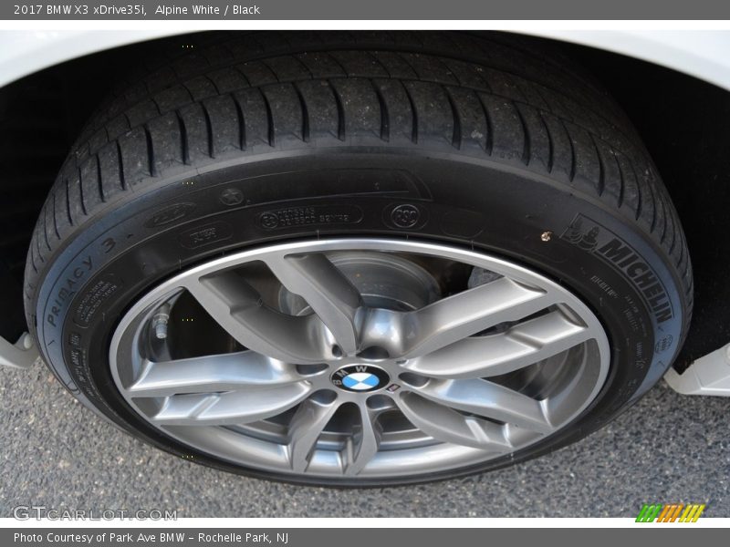 Alpine White / Black 2017 BMW X3 xDrive35i