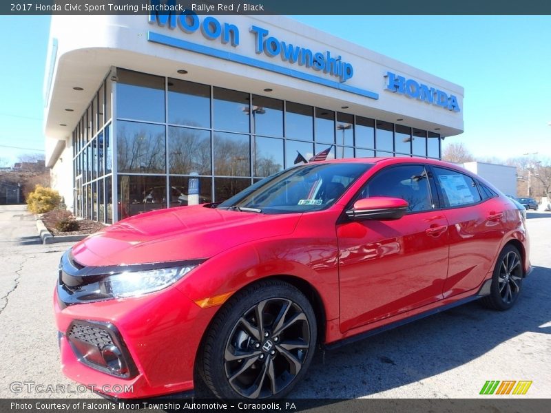 Rallye Red / Black 2017 Honda Civic Sport Touring Hatchback