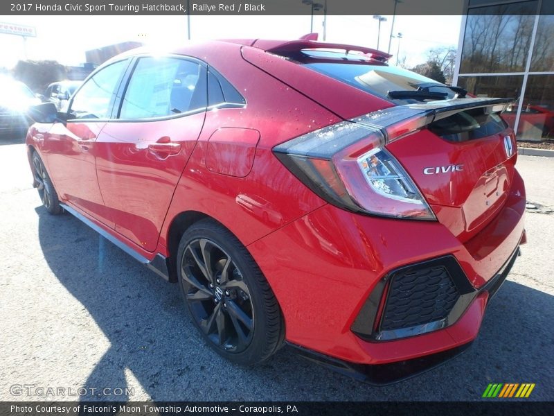 Rallye Red / Black 2017 Honda Civic Sport Touring Hatchback