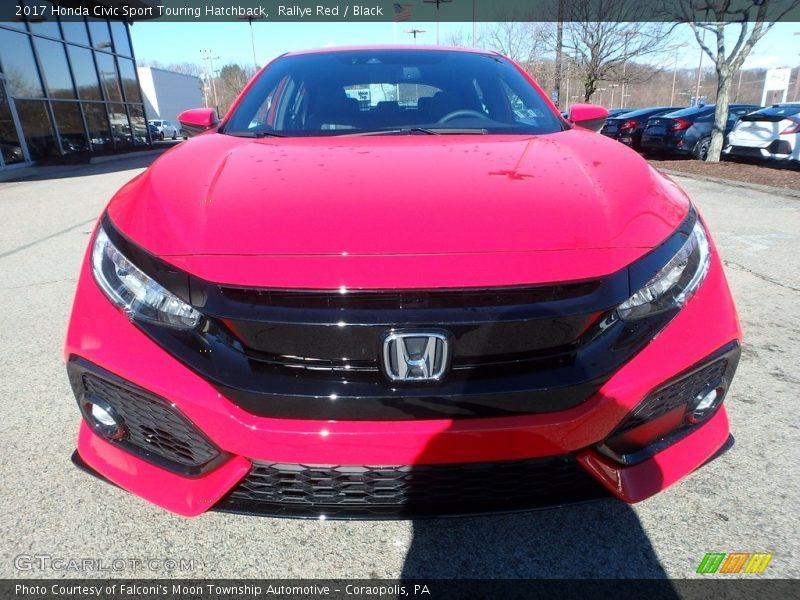 Rallye Red / Black 2017 Honda Civic Sport Touring Hatchback