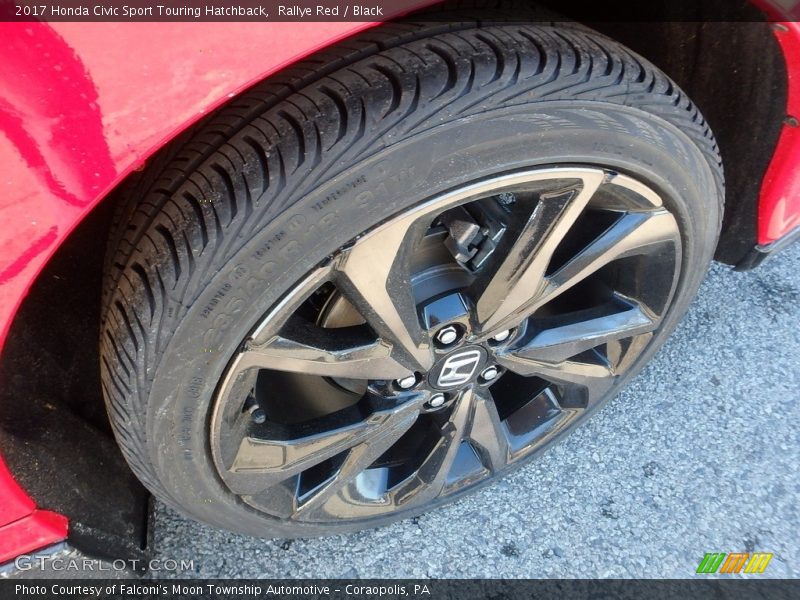 Rallye Red / Black 2017 Honda Civic Sport Touring Hatchback