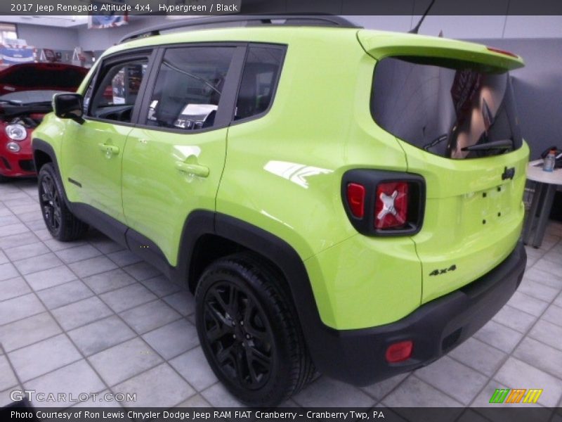 Hypergreen / Black 2017 Jeep Renegade Altitude 4x4