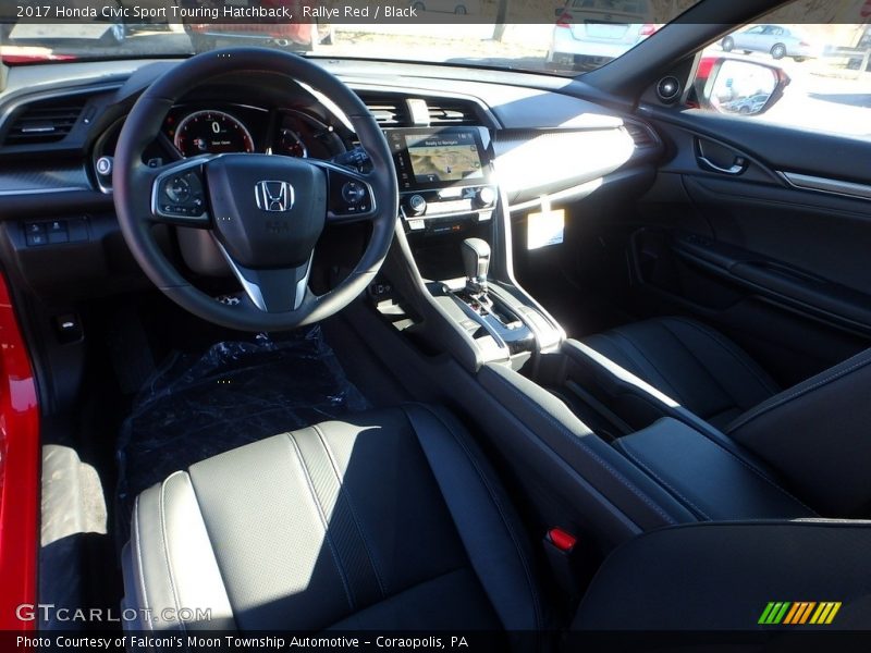Rallye Red / Black 2017 Honda Civic Sport Touring Hatchback