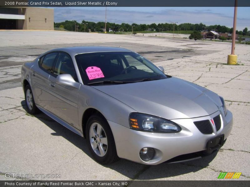 Liquid Silver Metallic / Ebony 2008 Pontiac Grand Prix Sedan