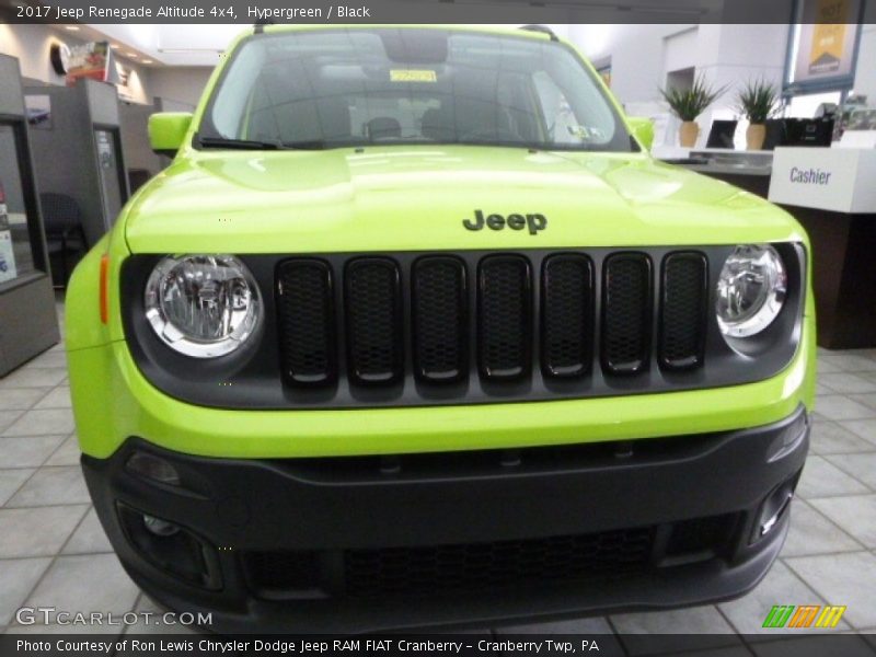 Hypergreen / Black 2017 Jeep Renegade Altitude 4x4