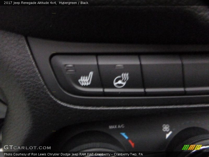 Hypergreen / Black 2017 Jeep Renegade Altitude 4x4
