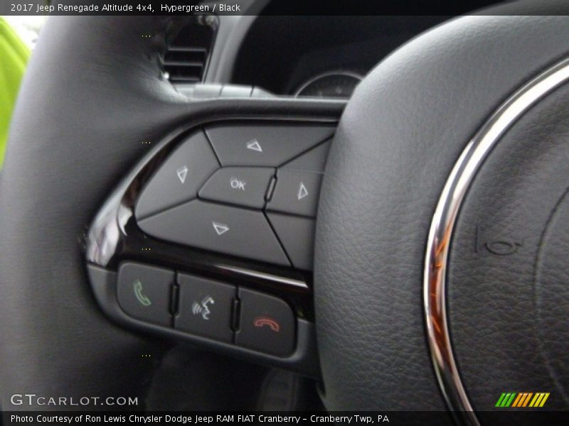 Hypergreen / Black 2017 Jeep Renegade Altitude 4x4