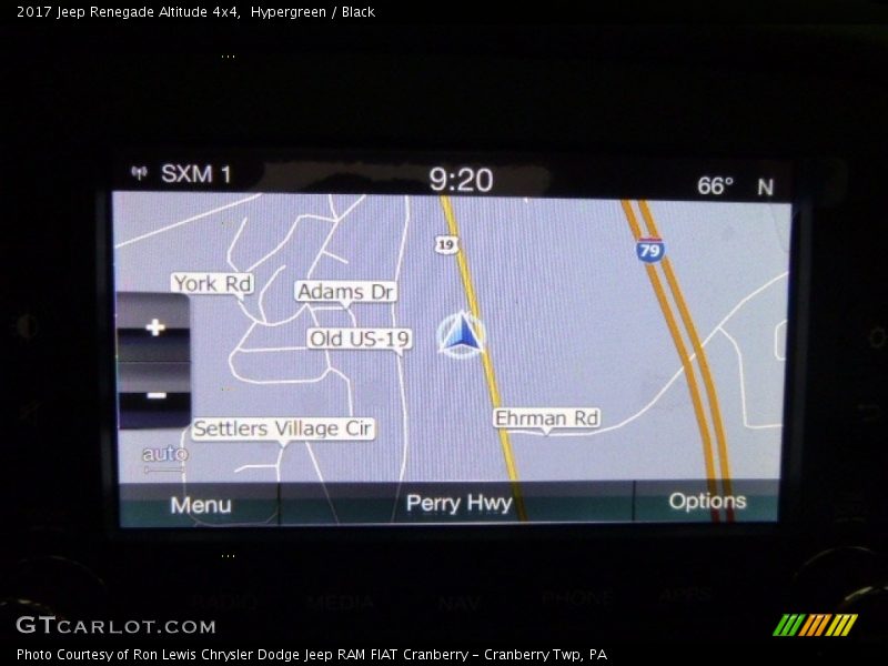 Hypergreen / Black 2017 Jeep Renegade Altitude 4x4