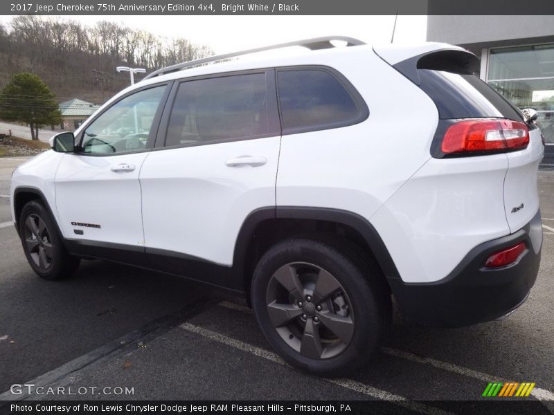 Bright White / Black 2017 Jeep Cherokee 75th Anniversary Edition 4x4