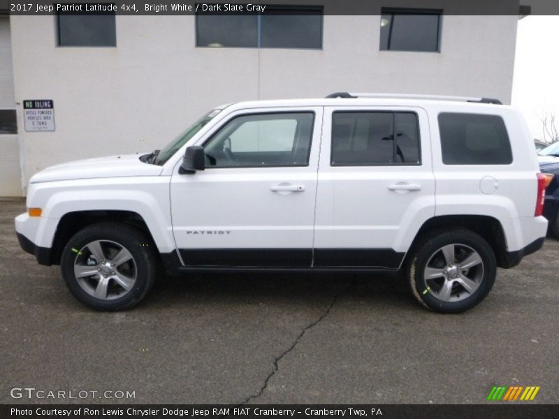 Bright White / Dark Slate Gray 2017 Jeep Patriot Latitude 4x4