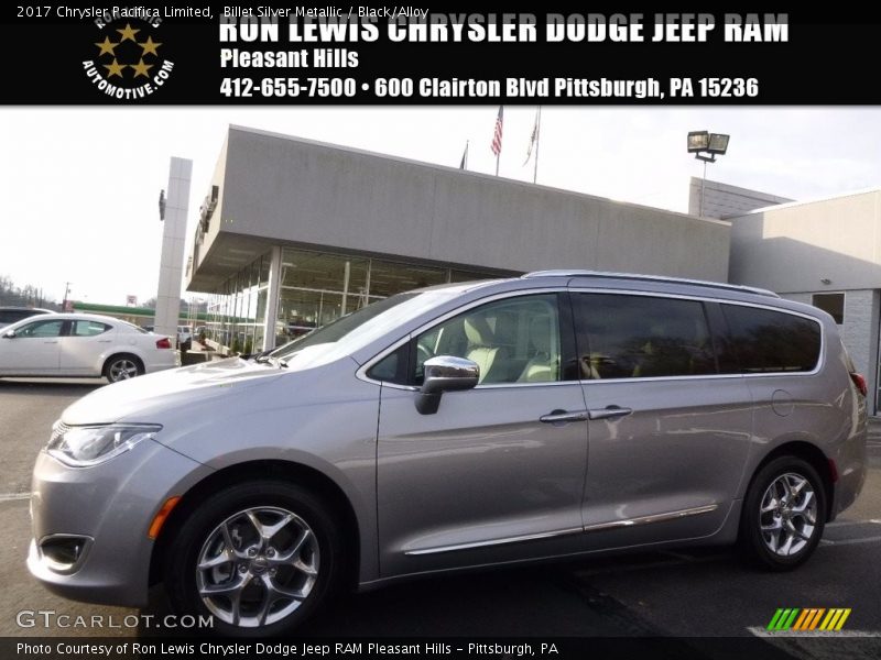 Billet Silver Metallic / Black/Alloy 2017 Chrysler Pacifica Limited