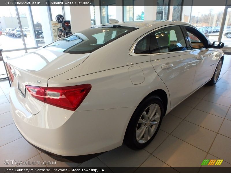 Summit White / Jet Black 2017 Chevrolet Malibu LT