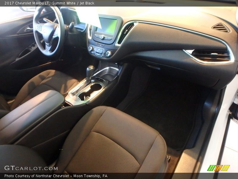 Summit White / Jet Black 2017 Chevrolet Malibu LT