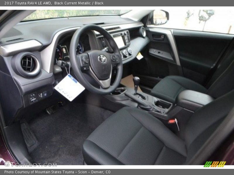 Black Current Metallic / Black 2017 Toyota RAV4 LE AWD